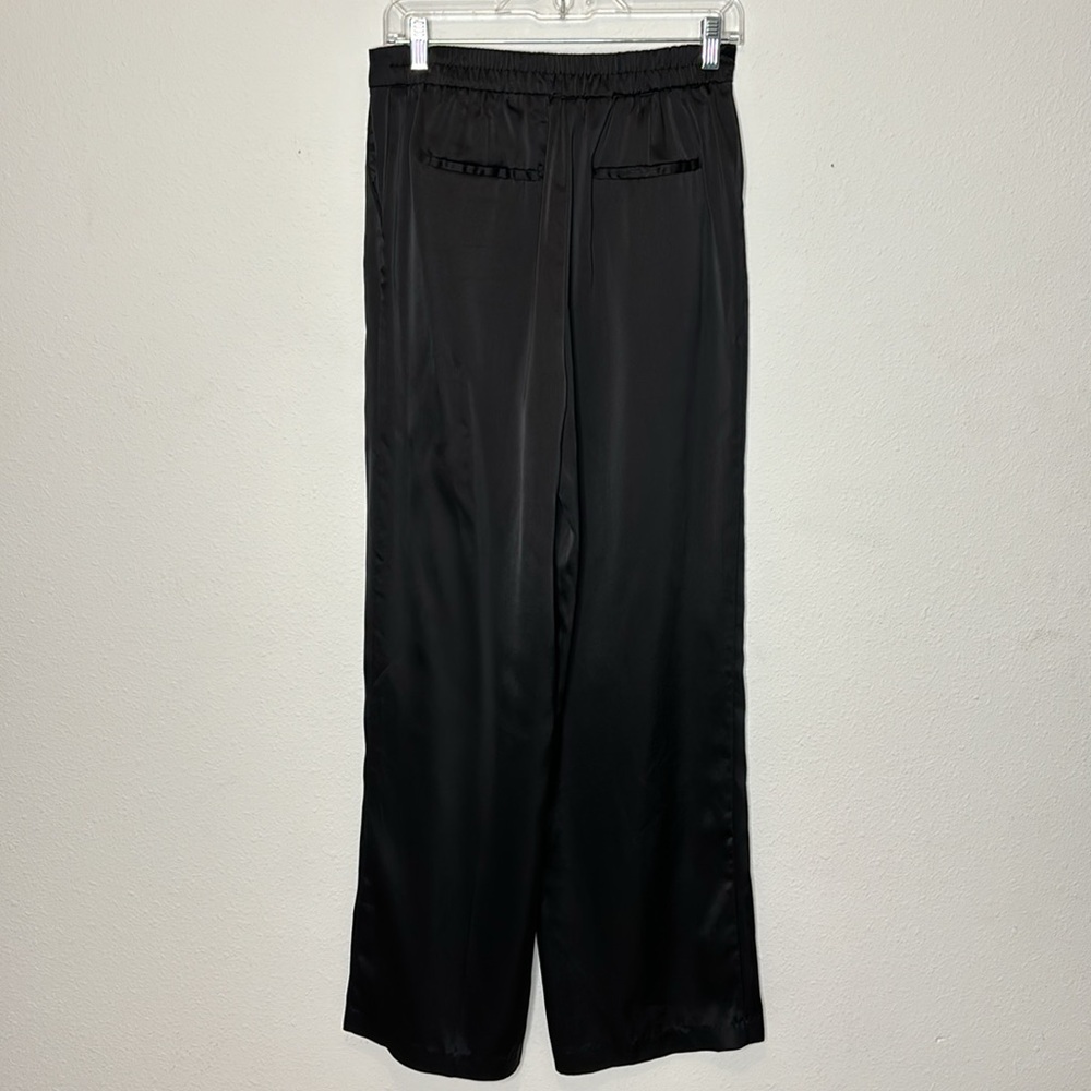 Rachel Zoe size 6 black satin dress pants - Picture 6 of 10